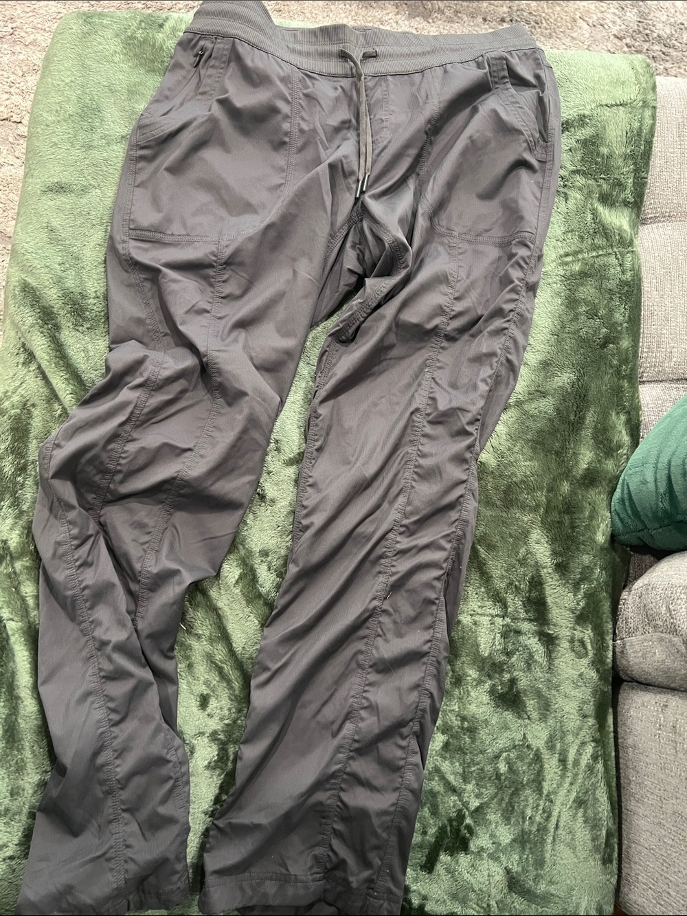 The North Face Gray Women's Track Pants with Drawstring